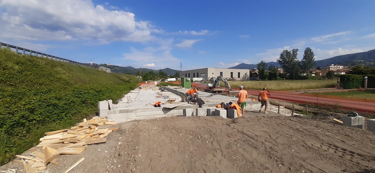posa dime piste esazione rampa u