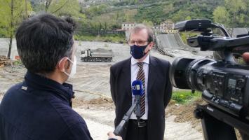 Ponte di Albiano, sopralluogo del commissario
