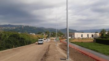 Rampa uscita pali illuminazione
